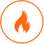 image of a flame symbol