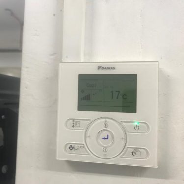 Daikin air conditioning colling control panel